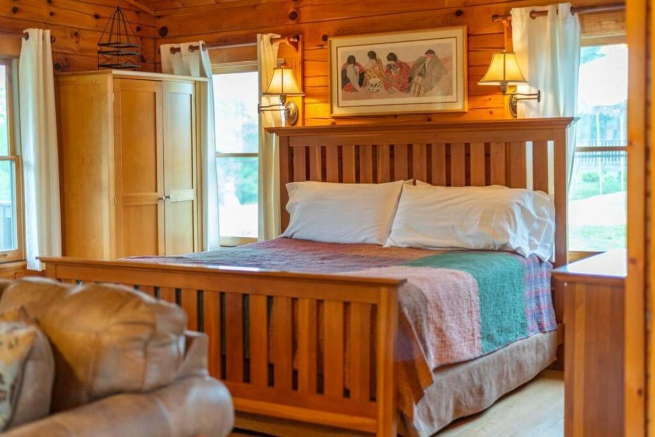 Log Cabin Stunning Mountain Views On 12 Acres Candler Eksteriør billede
