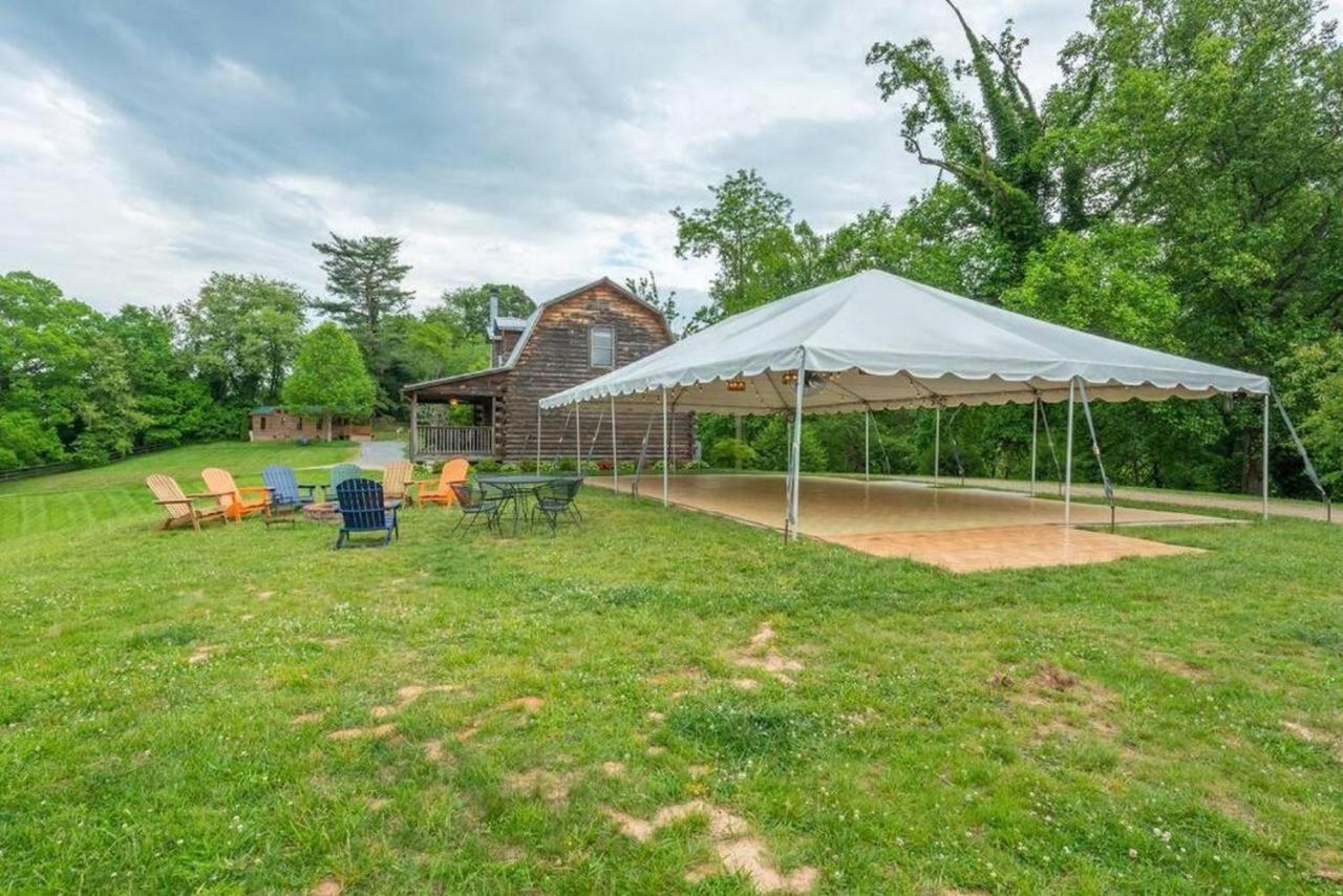 Log Cabin Stunning Mountain Views On 12 Acres Candler Eksteriør billede