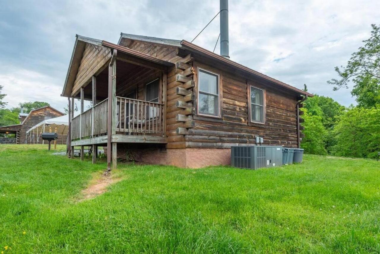 Log Cabin Stunning Mountain Views On 12 Acres Candler Eksteriør billede