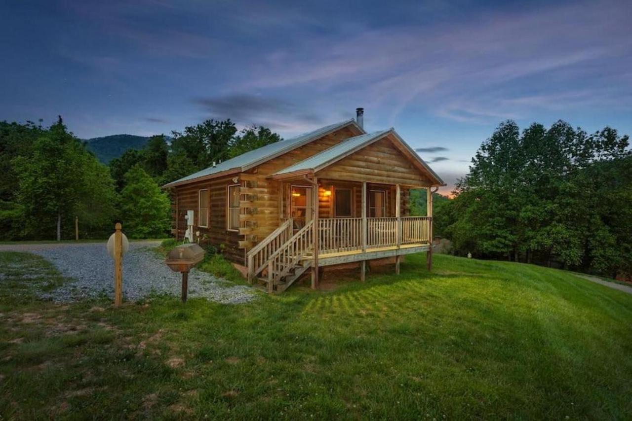 Log Cabin Stunning Mountain Views On 12 Acres Candler Eksteriør billede