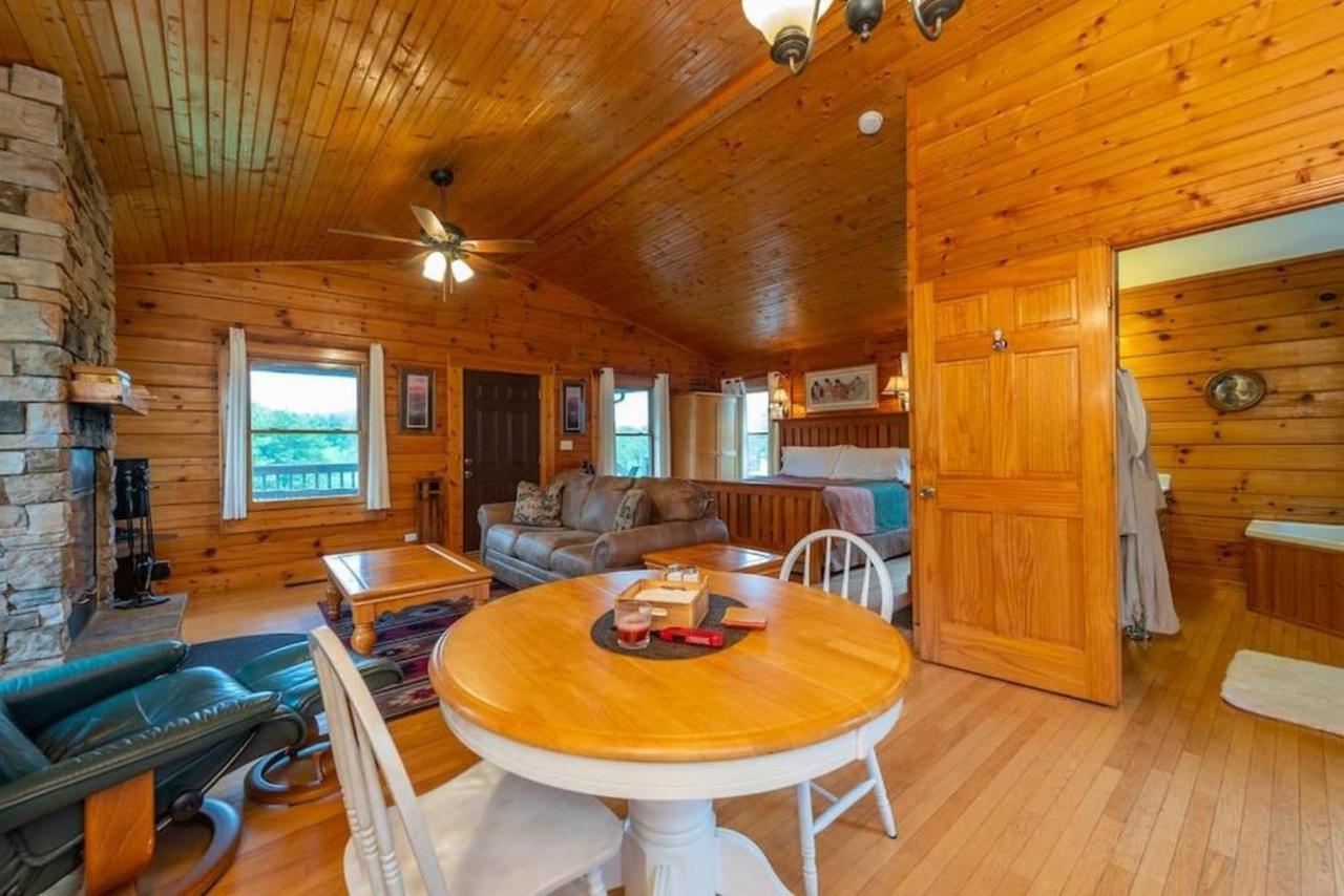 Log Cabin Stunning Mountain Views On 12 Acres Candler Eksteriør billede